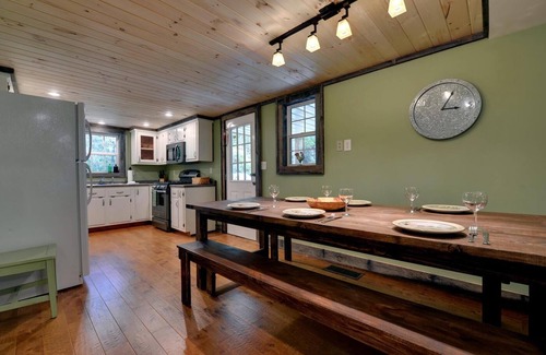 Blue Ridge Cabin | Rare Pristine Waterfront Hot Tub Dog Friendly 9mi 2BR