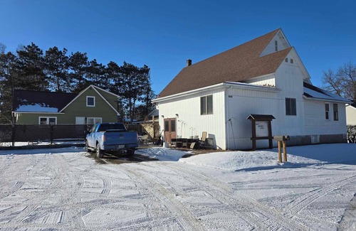 Hager City Apartment | Re-modeled church in Hager City, WI. A charming 3-bedroom, 1.5-bathroom retreat