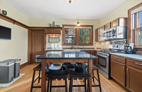 Green Lake House | Red Brick Home across the street from Green Lake and near downtown!