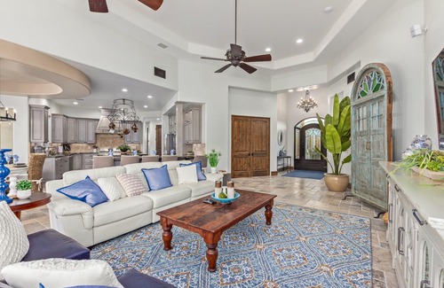 Red Mountain Ranch House | Red Mountain Private Sanctuary! Heated Pool, Spa and Putting Green! 2 Primary Suites!