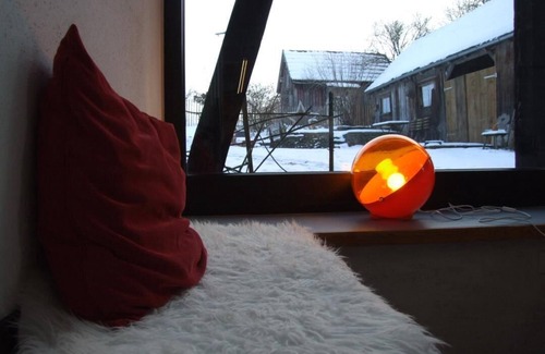 Rot am See Apartment | Refugio - fenced garden, fireplace, large windows, open space, relaxation