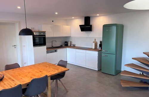 Laubach House | Relax with panoramic views in the Vogelsberg. With sauna and whirlpool.