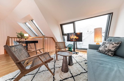Oberdobling Apartment | Relaxing Penthouse With Panoramic View And Terrace