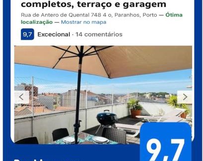 Paranhos Apartment | Renovado com AC, 2 WC completos, terraço e garagem