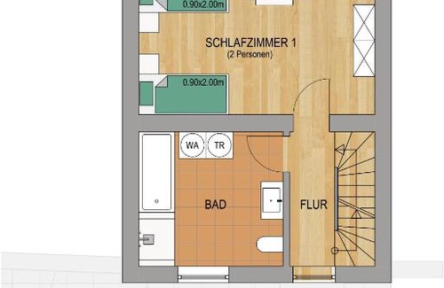 Mendig Apartment | Renoviertes Monteurhaus in Mendig für 6 Personen!