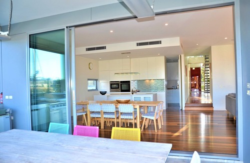 Safety Beach House | Resort style waterfront living - waterfront swimming pool and private jetty.