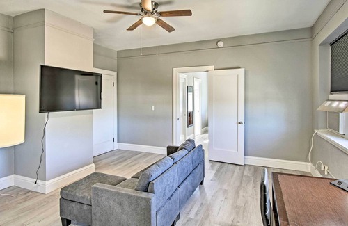 Enid Apartment | Restored Enid Apt: Central to Historic Dtwn!