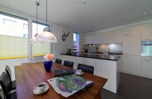 Wildhaus Apartment | Rietgarten - 4.5-room garden flat with mountain view