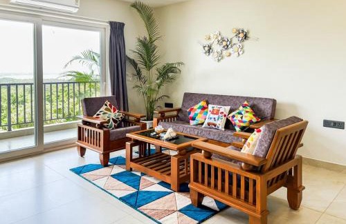 Alto de Porvorim Apartment | Riverfront 2BHK Apt Riverview Good Reviews