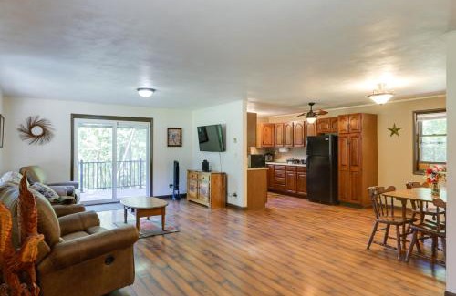 Covington House | Riverfront Covington Cabin with Deck and Fire Pit!