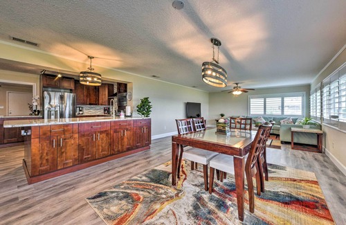 Brown Island House | Riverfront Home w/Dock & Deck, Pets Welcome!