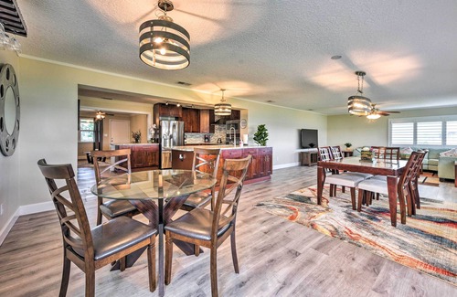 Brown Island House | Riverfront Home w/Dock & Deck, Pets Welcome!