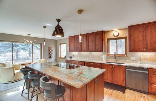 Nathrop House | Riverfront Retreat in Nathrop: Fire Pits & Hot Tub