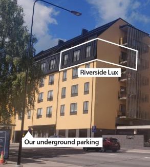 Turku Apartment | Riverside Lux with 2 bedrooms, Car Park garage and Sauna