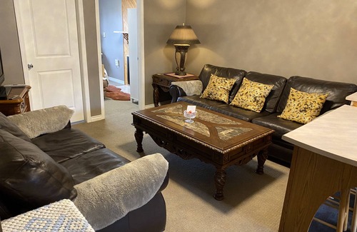 Aldergrove House | Rm 3 Quiet cozy room no stairs in a peaceful house, safe community, full kitchen