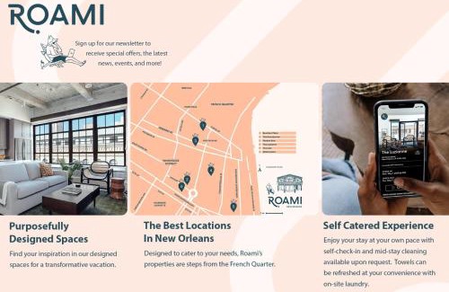 Arts/Warehouse District Apartment | Roami at The Lola Near Bourbon St 3BR #52