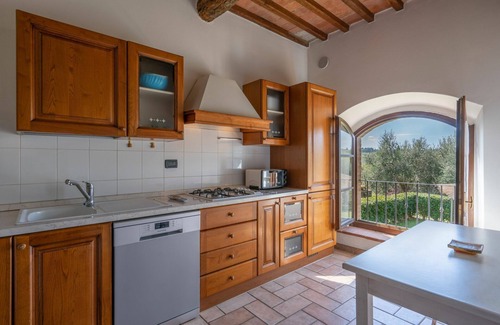 Ponte di Gabbiano Apartment | Rocche di Valiano, Papavero in Siena, pool use, AC