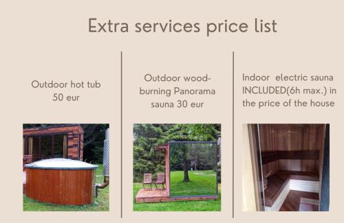 Anija Parish House | Roheluse metsamaja with hot tub and sauna