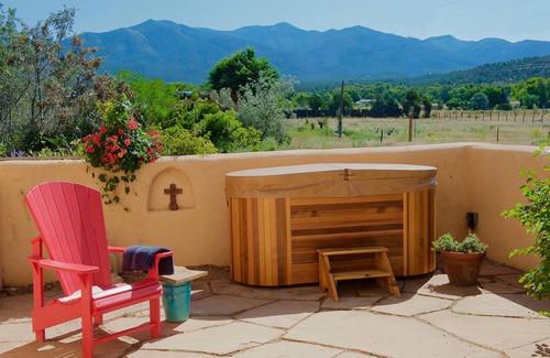 San Cristobal Cottage | Romantic Adobe Cottage nestled in San Cristobal Valley License #9197 Taos