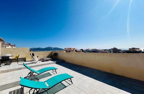 Endoume Apartment | Rooftop Vue mer Marseille 7eme Malmousque