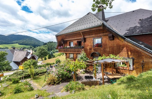 Bernau Apartment | Room 'Doppelzimmer 1' with Mountain View, Shared Terrace and Wi-Fi