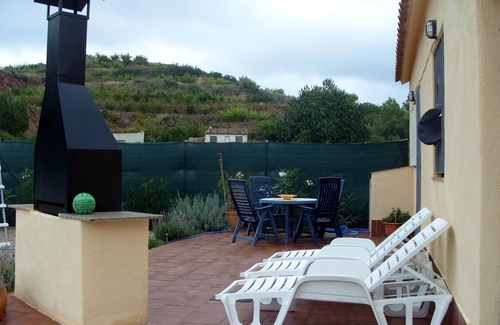 Benifallet House | Rural Bungalow, Stunning Views, Enclosed Garden With Pool, Sun Terrace, BBQ .