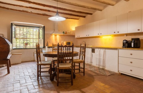Vallbona d'Anoia Villa | Rural House "16th Century Masia" with Private Pool and Wi-Fi
