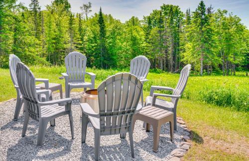 Walden House | Rustic Cabin in West Danville with Deck and Fire Pit!