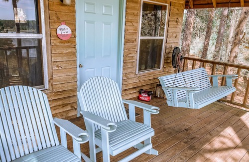 Lucedale Cabin | Rustic Cabin Overlooking Private 48 acre Bass Fishing Lake