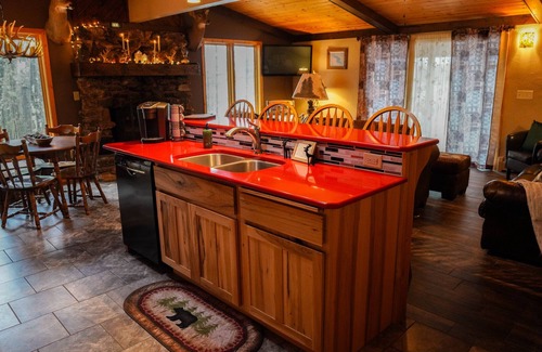 Lake Tomahawk House | Rustic Main House on Horsehead Lake with Snowmobile Access