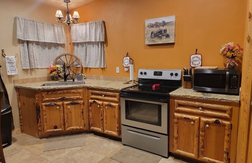 Riverton Apartment | Rustic, Peaceful Knotty Pine Log Studio Loft with amazing views!