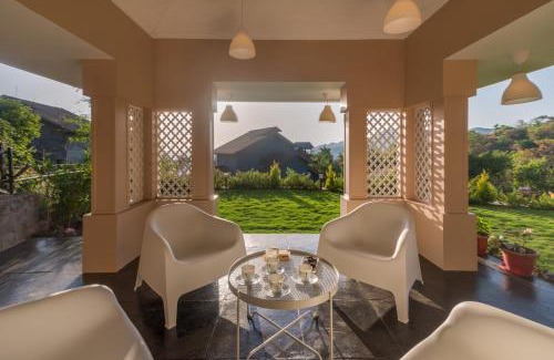 Lavasa Villa | SaffronStays Caramelo - a private heated swimming pool villa with Jacuzzi nestled amidst beautiful landscaping and gardens in Lavasa