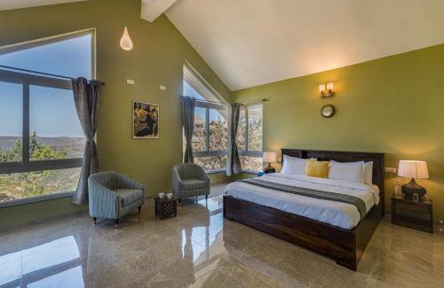 Lavasa Villa | SaffronStays Caramelo - a private heated swimming pool villa with Jacuzzi nestled amidst beautiful landscaping and gardens in Lavasa
