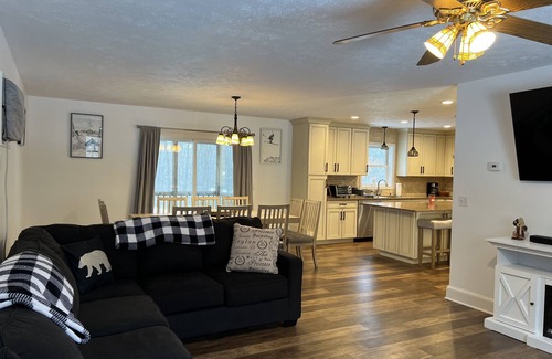 Stroudsburg House | Salt Water Pool-7 Person Hot tub- Open Concept 4Bd-2ba Home-Game Rm & 2 Firepits