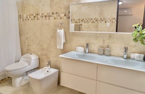 Rincon House | Samayian is a Modern Haus Outdoor Terrace with a Pool, Cayey.