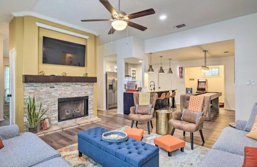 North San Antonio - SAT House | San Antonio Family Home with Game Room and Fire Pit!