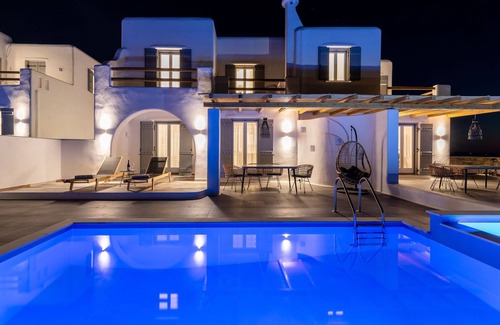 Glinado Villa | Sand Villa - Naxian Sunset Villas complex - Private pool