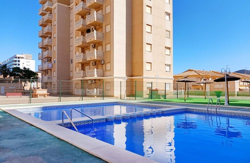 Playa Paraiso Apartment | Sea view, free wifi, communal pool, kids pool