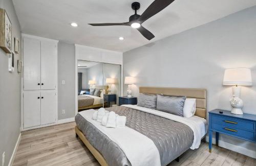 Carlsbad Village Apartment | Seabreeze 1BR, Walk to Sand, Pet Friendly, Parking, Fire Pit Access