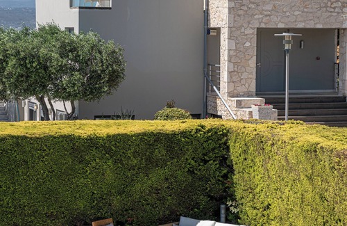 Tersanas Villa | SeaCrete Seaview Mediterranean luxury Villa privet swimming pool, tennis
