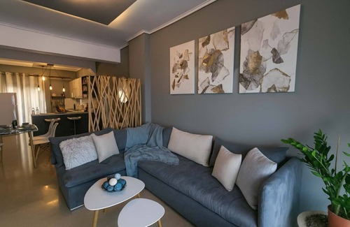Kalamata Apartment | Seafront Kalamata Haven - Blue Luxury Suite