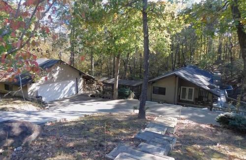Jones Mills House | Secluded Home with Mini Waterfall and a Creek in Hot Springs