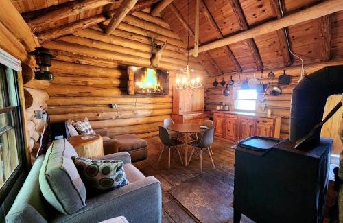 White Cloud House | Secluded Rustic Cabins with Private Pond & Trails near ORV Routes in White Cloud, Michigan