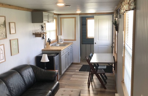 Delhi Apartment | Secluded studio with lake view & fire pit for upstate getaway. Near Cooperstown