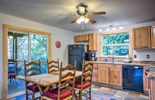 Fairview House | Secluded Treehouse w/Hot Tub + Biltmore Pass | Pet-Friendly Forest Escape