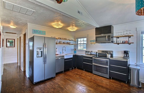 Rodanthe House | Semi Oceanfront Lot, 3rd house back, 2 king beds & bunk bed, Ocean & Sound Views