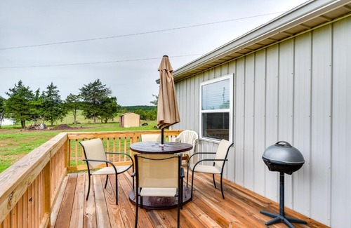Bixby House | Serene Belgrade Hideaway with Fire Pit and Grill!