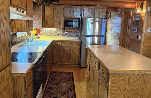 Webster Cabin | Serene Log Cabin in the Northwoods! 80 private acres! New 2025 renovations!