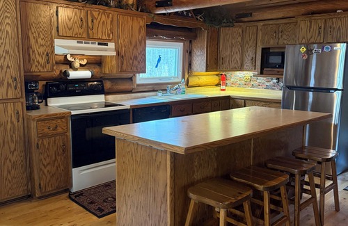 Webster Cabin | Serene Log Cabin in the Northwoods! 80 private acres! New 2025 renovations!