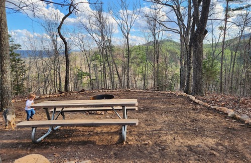 Fort Mc Clellan RV Rental | Serene primitive tent campsite in rural Anniston, AL
